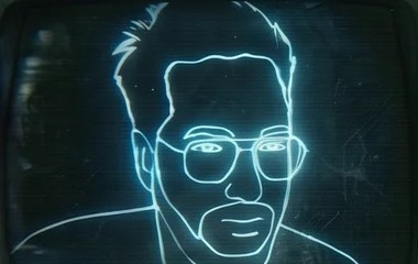 Rory Cheyne, phosphor line portrait