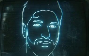 Sonny Vadgama, phosphor line portrait